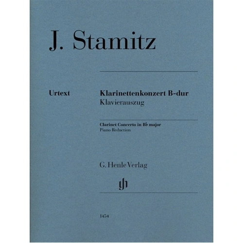 Stamitz Clarinet Concerto in B Flat Major for Clarinet and Piano - G. Henle Verlag Edition
