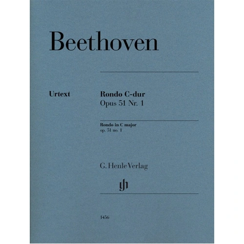 Beethoven - Rondo in C Major Op. 51 No. 1 for Piano Solo, G. Henle Verlag, 14 Pages