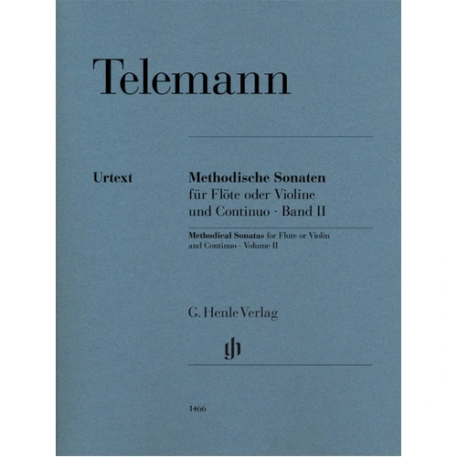 Methodical Sonatas Volume 2 for Flute and Continuo Sheet Music