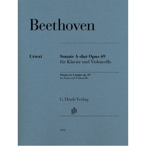 Beethoven - Sonata in A Major Op. 69 for Cello and Piano - Henle HN1473