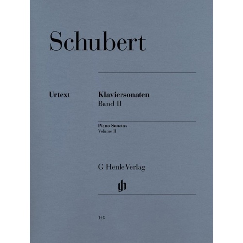 Schubert - Sonatas BK 2 Piano Urtext Edition