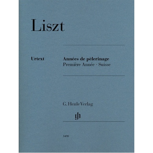 Liszt - Annees de Pelerinage BK 1 Suisse, Piano Sheet Music, G. Henle Verlag, 110 Pages