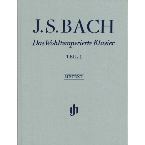 Bach - Preludes and Fugues BK 1 Cloth Bound Urtext Edition for Piano