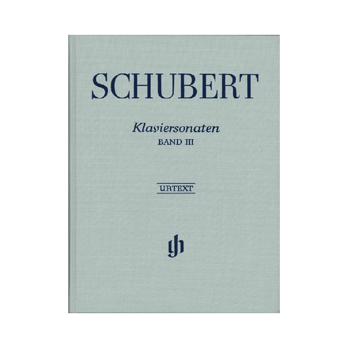 Schubert Piano Sonatas Volume 3 Sheet Music Bound Edition