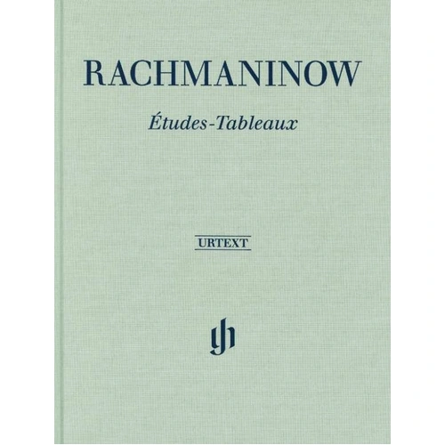 Rachmaninoff Etudes-Tableaux Hardcover Urtext Edition for Piano Solo, 112 Pages