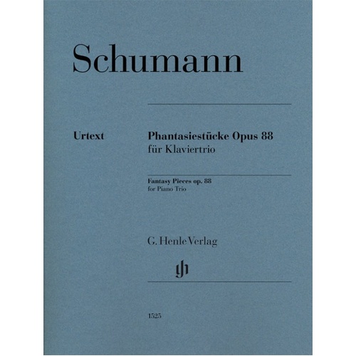 Schumann Fantasy Pieces Op. 88 Piano Trio by G. Henle Verlag