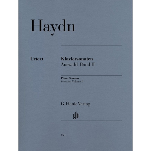 Haydn - Selected Sonatas Vol 2 Piano Urtext (Softcover Book)