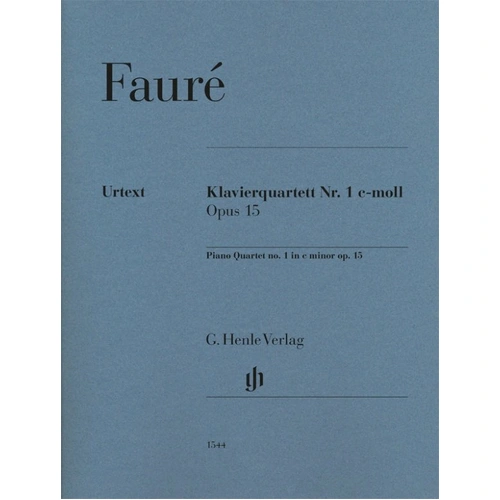 Faure - Piano Quartet No 1 in C Minor Op 15 for Cello, Piano, Viola, Violin, Published by G. Henle Verlag, 127 Pages