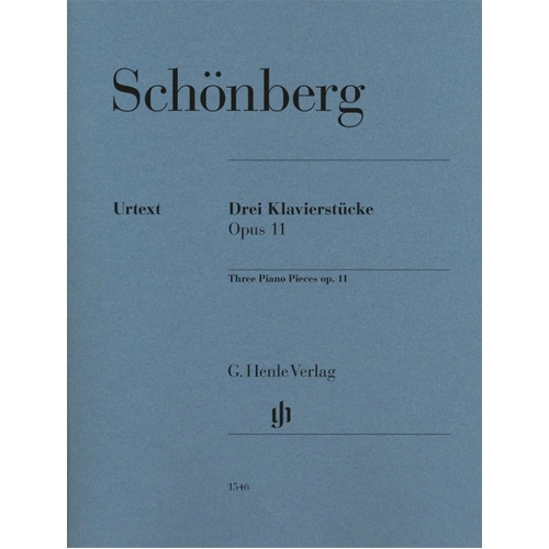 Schoenberg - 3 Piano Pieces Op. 11 Urtext Edition by G. Henle Verlag