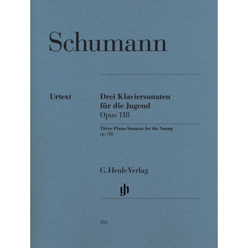 Sonatas For The Young 3 Op 118 Urtext (Softcover Book)