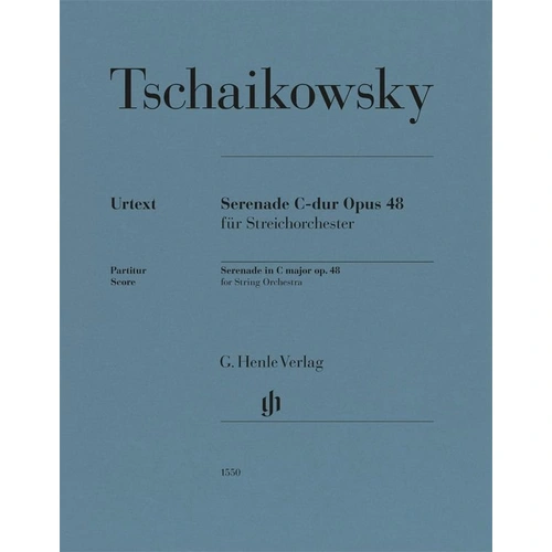Tchaikovsky Serenade in C Major Op. 48 Full Score for String Orchestra - G. Henle Verlag
