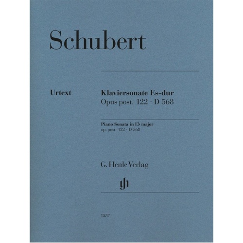 Schubert - Sonata E Flat Major Op. Post 122 D 568 for Piano Solo, 36 Pages, G. Henle Verlag