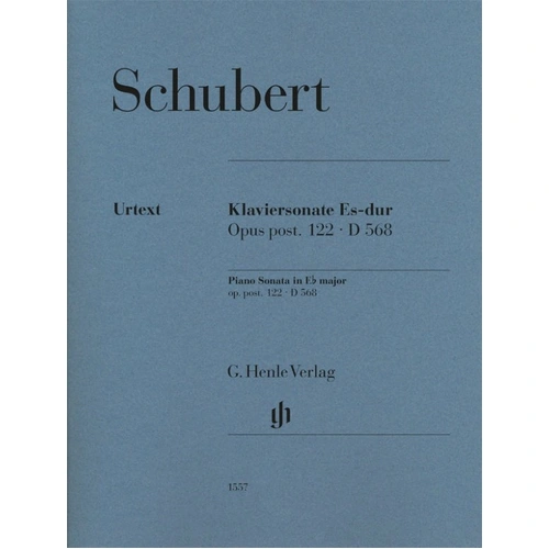Schubert - Sonata E Flat Major Op. Post 122 D 568 for Piano Solo, 36 Pages, G. Henle Verlag