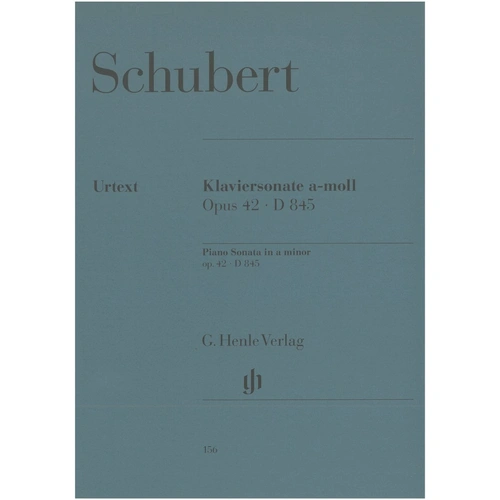 Schubert - Piano Sonata a minor Op. 42 D 845 Urtext Edition by G. Henle Verlag