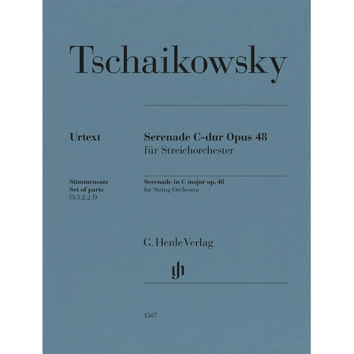 Tchaikovsky Serenade in C Major Op. 48 String Orchestra Parts by G. Henle Verlag