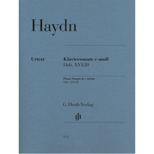 Haydn Piano Sonata C Minor Hob. XVI:20 Urtext Edition by G. Henle Verlag