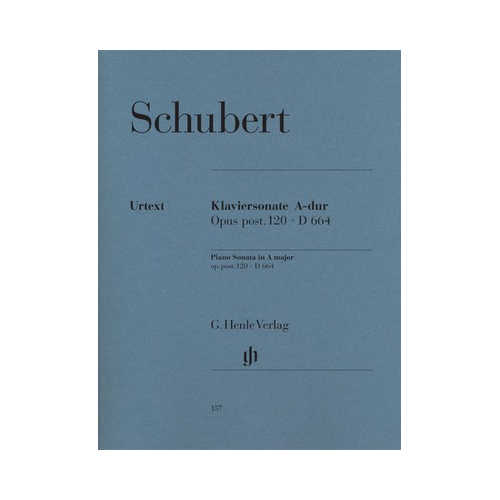 Piano Sonata in A Major Op. Post 120 D 664 Urtext Edition