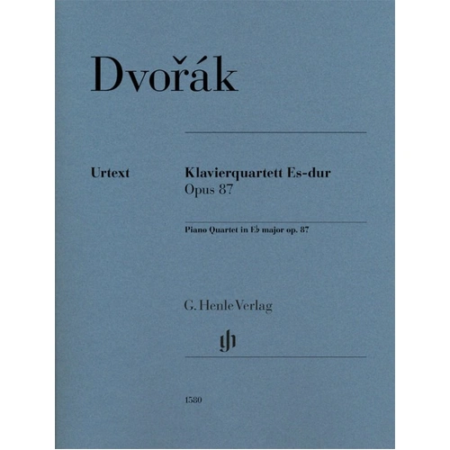 Dvorak Piano Quartet in E Flat Major Op. 87 SC/PTS by G. Henle Verlag