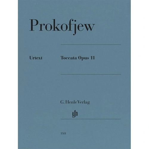Prokofiev Toccata Op. 11 for Piano Urtext Edition by G. Henle Verlag, 22 Pages