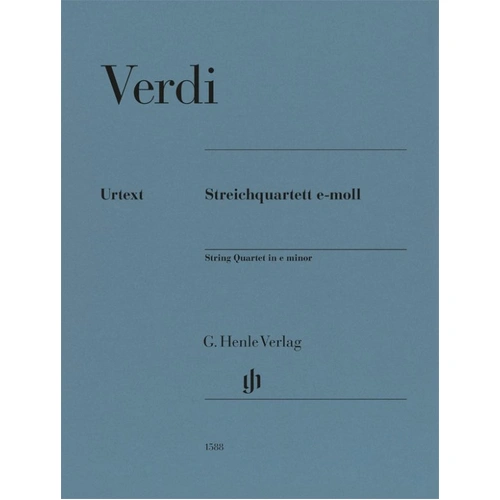 Verdi String Quartet in E Minor - Set of Parts for Cello and Viola, Henle Urtext Edition, 69 Pages