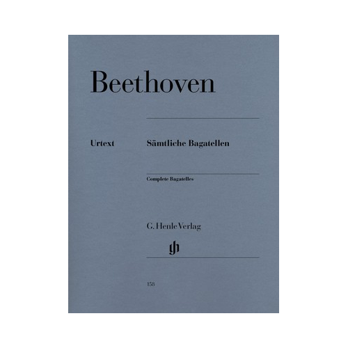 Beethoven - Complete Bagatelles for Piano Solo - Henle HN158
