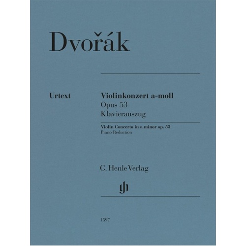 Dvorak - Violin Concerto A Minor Op. 53 Urtext Edition for Violin and Piano