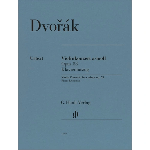 Dvorak - Concerto A Minor Op. 53 for Violin/Piano Urtext Edition