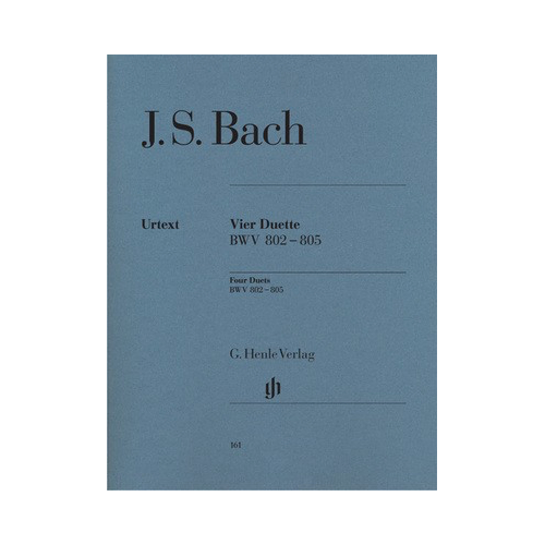 Four Duets BWV 802-805 for Piano Solo