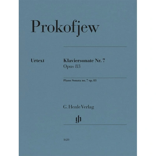 Prokofiev Piano Sonata No. 7 Op. 83 Urtext Edition by G. Henle Verlag