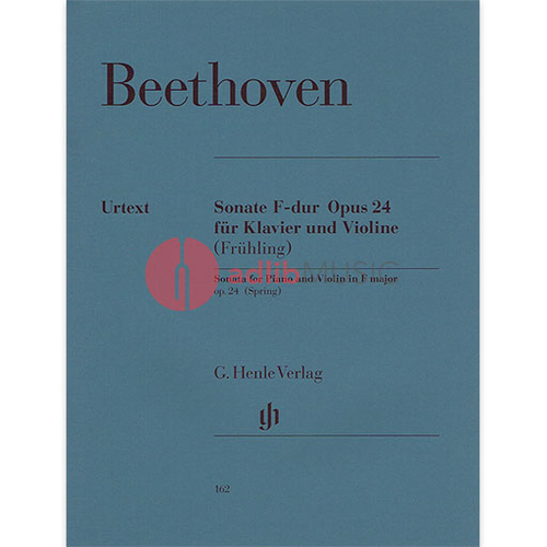 Beethoven - Sonata in F Major Op. 24 "Spring" for Violin and Piano Accompaniment, Edited by Rostal, Henle HN162