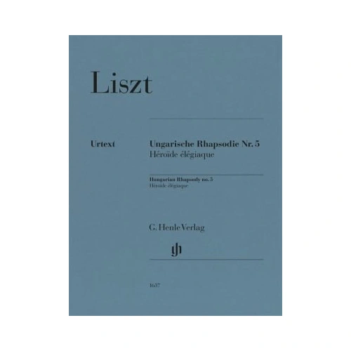 Liszt - Hungarian Rhapsody No. 5 for Piano Urtext Edition