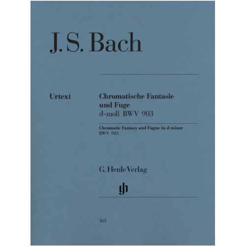 Bach - Chromatic Fantasy & Fugue D Minor BWV 903 & 903a - Piano Solo Henle HN163