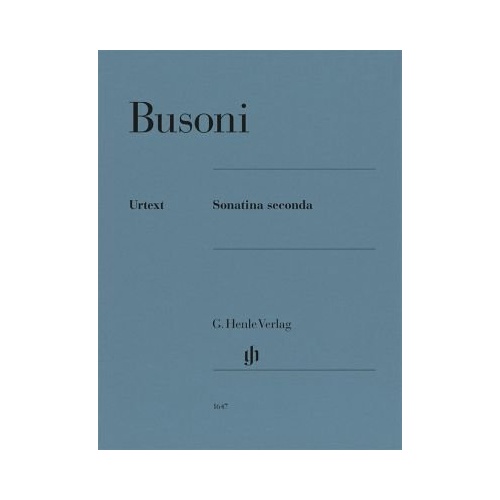 Busoni - Sonatina Seconda for Piano Solo Urtext Edition