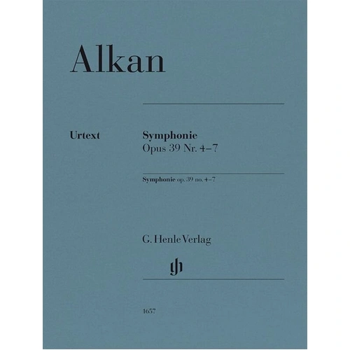 Alkan - Symphony Op. 39 No. 4-7 for Piano Solo, G. Henle Verlag, 60 Pages