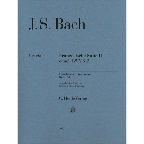 Bach French Suite No. 2 C Minor BWV 813 Piano Solo Edition by G. Henle Verlag