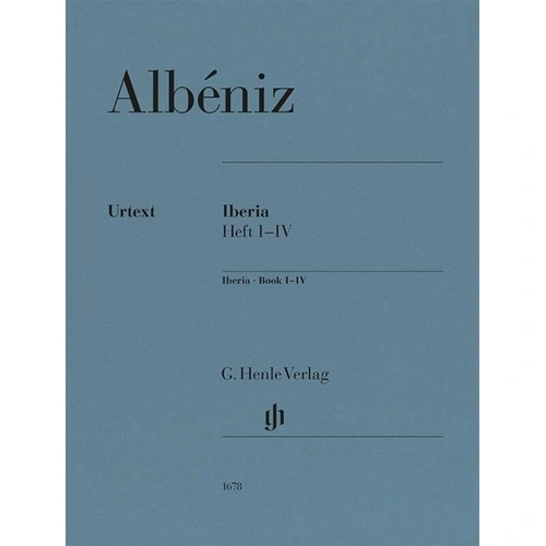 Albeniz - Iberia Books I-IV for Piano, Henle Urtext Edition, 199 Pages