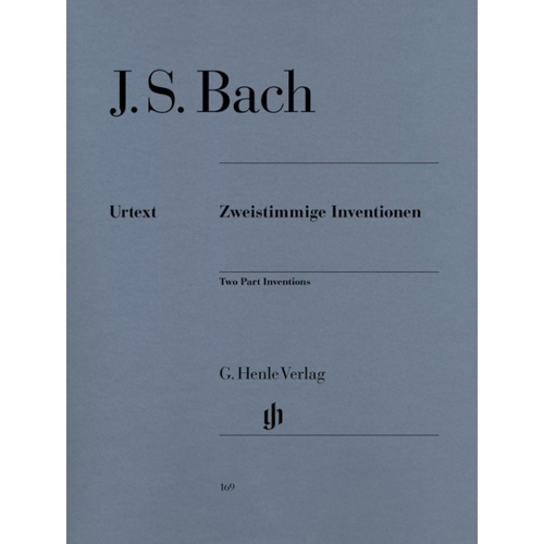 Bach - Two Part Inventions Urtext (O/P) (Softcover Book)