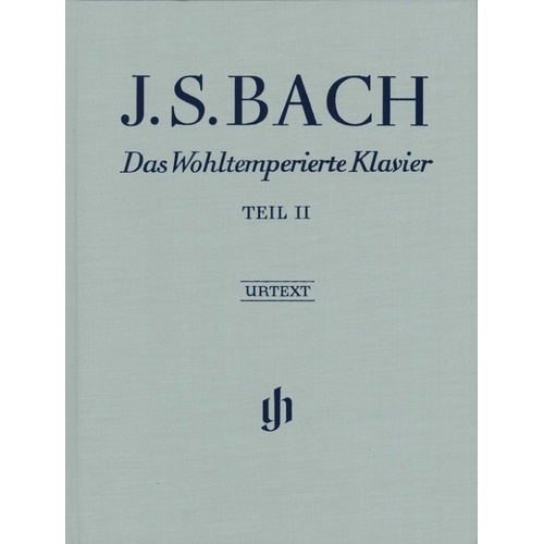 Bach - Preludes and Fugues BK 2 Bound Urtext Piano Solo Edition