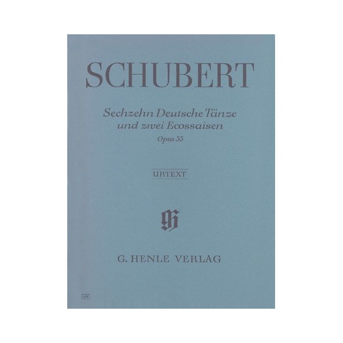 16 German Dances and 2 Ecossaises Op. 33 D 783 Piano Sheet Music