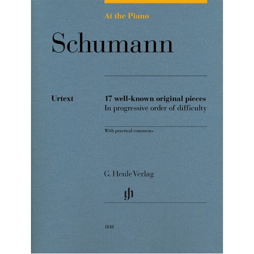 At The Piano Schumann 17 Well-Known Original Pieces (Softcover Book)