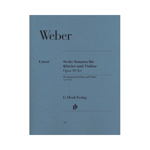 6 Violin Sonatas Op. 10b for Violin and Piano