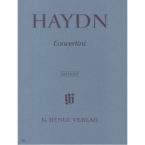 Concertini For Piano (Harpsichord) 2Violin Vc Piano (Set Of Parts) Book