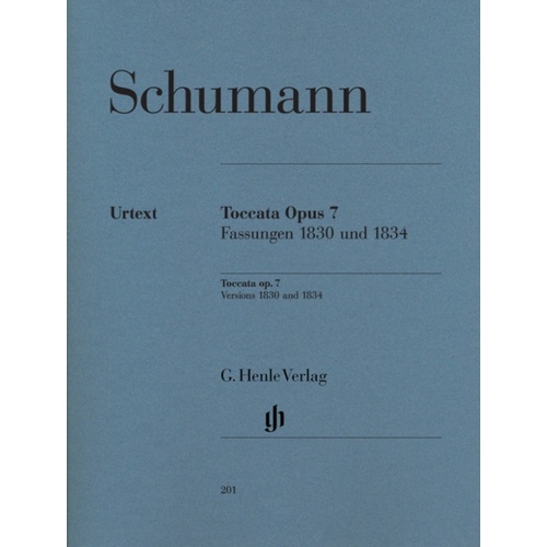 Schumann - Toccata Op 7 (Softcover Book)