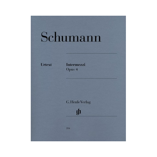 Intermezzi Op. 4 Piano Sheet Music by Schumann