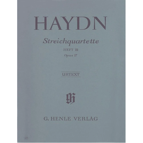 String Quartets Vol. 3 Op. 17 Nos 1-6 by Joseph Haydn