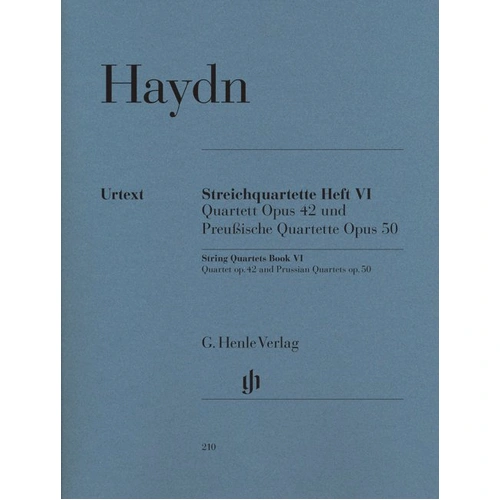 String Quartets Vol. 6 Op. 42 Op. 50 by Joseph Haydn