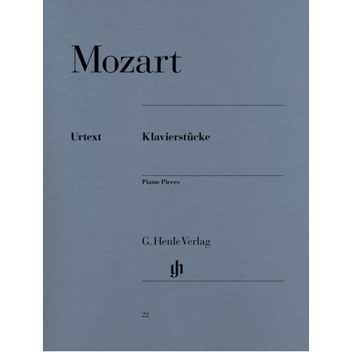 Mozart Piano Pieces - G. Henle Verlag Edition, 300 Pages, Piano Solo