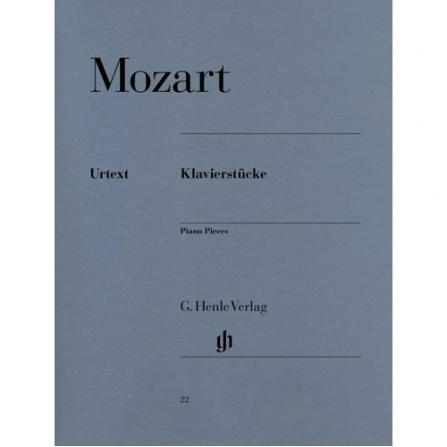 Mozart Piano Pieces - Complete Edition by G. Henle Verlag, 300 Pages, Solo Piano, Revised with Latest Scholarship Findings