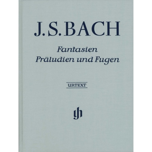 Fantasias Preludes And Fugues Urtext Bound (Hardcover Book) Book