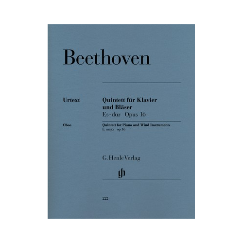 Quintet in E Flat Major Op 16 Sheet Music for Piano & Winds